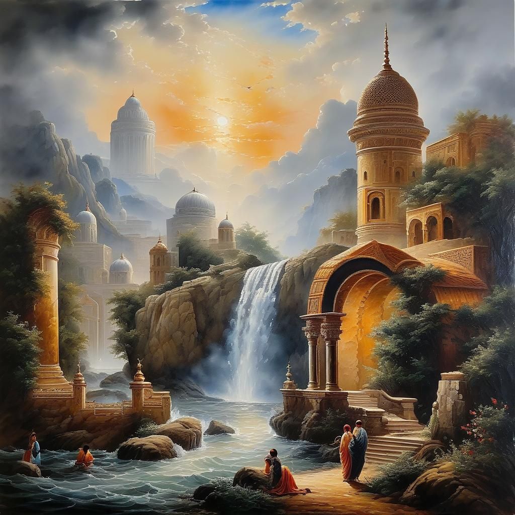 Surreal Fantasy Art in Wet Oil Paint