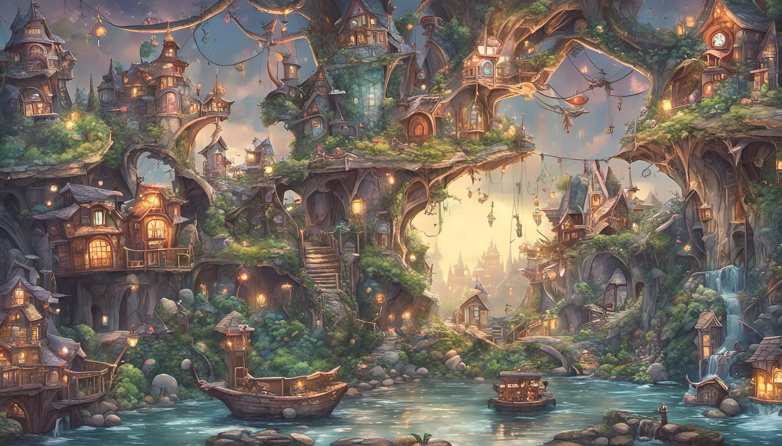 Fairy Town Versus Crocodia: An Imaginary Battle