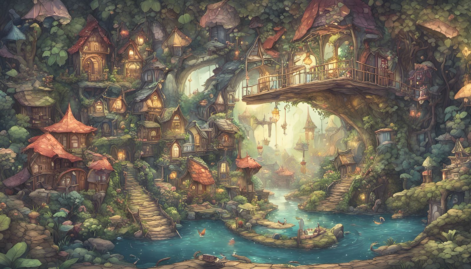 Fairy Town Versus Crocodia: A Fantasy Battle