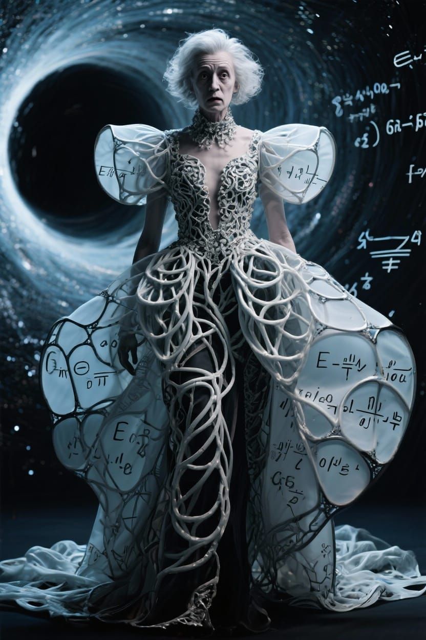 Empty & Scared Chromoshadowed Einstein Couture