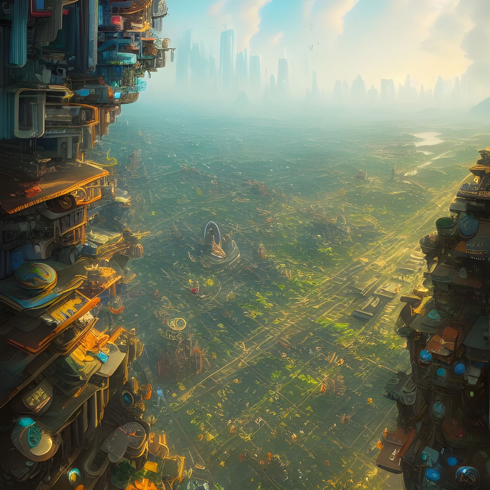 Megacity in balance with nature 3