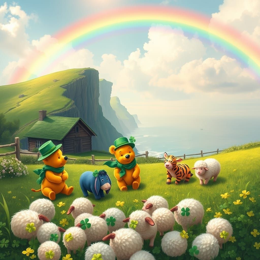 Irish Wonderland: Baby Winnie the Pooh and Friends Celebrate...