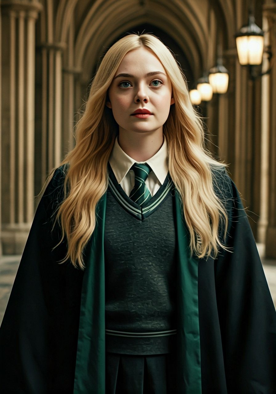 Dakota Fanning as Narcissa Black at Hogwarts
