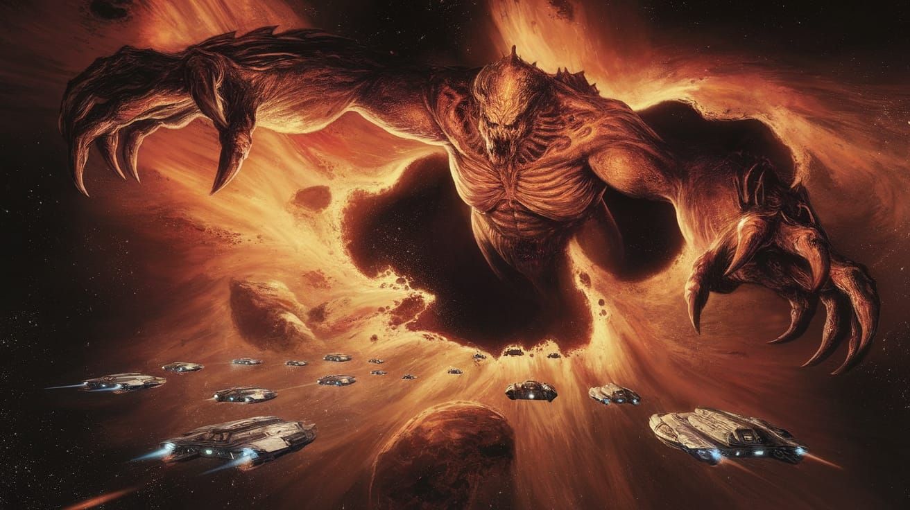 Cosmic Monster Emerges from the Abyss