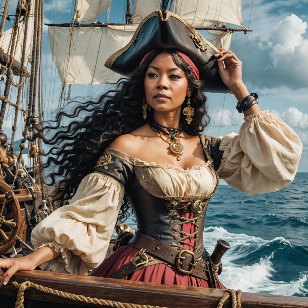 Nichelle Yeoh as a Pirate Queen