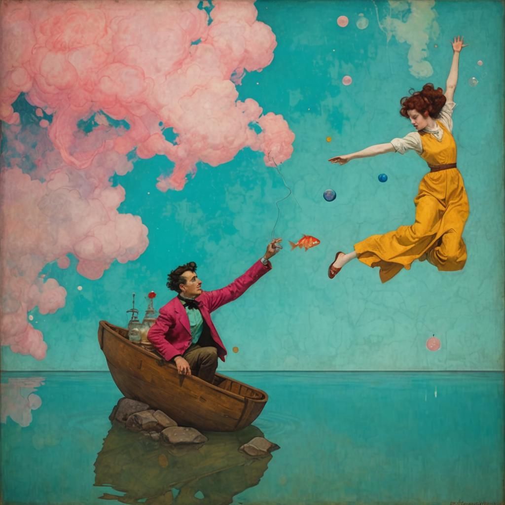 Lost Souls in a Fishbowl: Pastel Fantasy Art