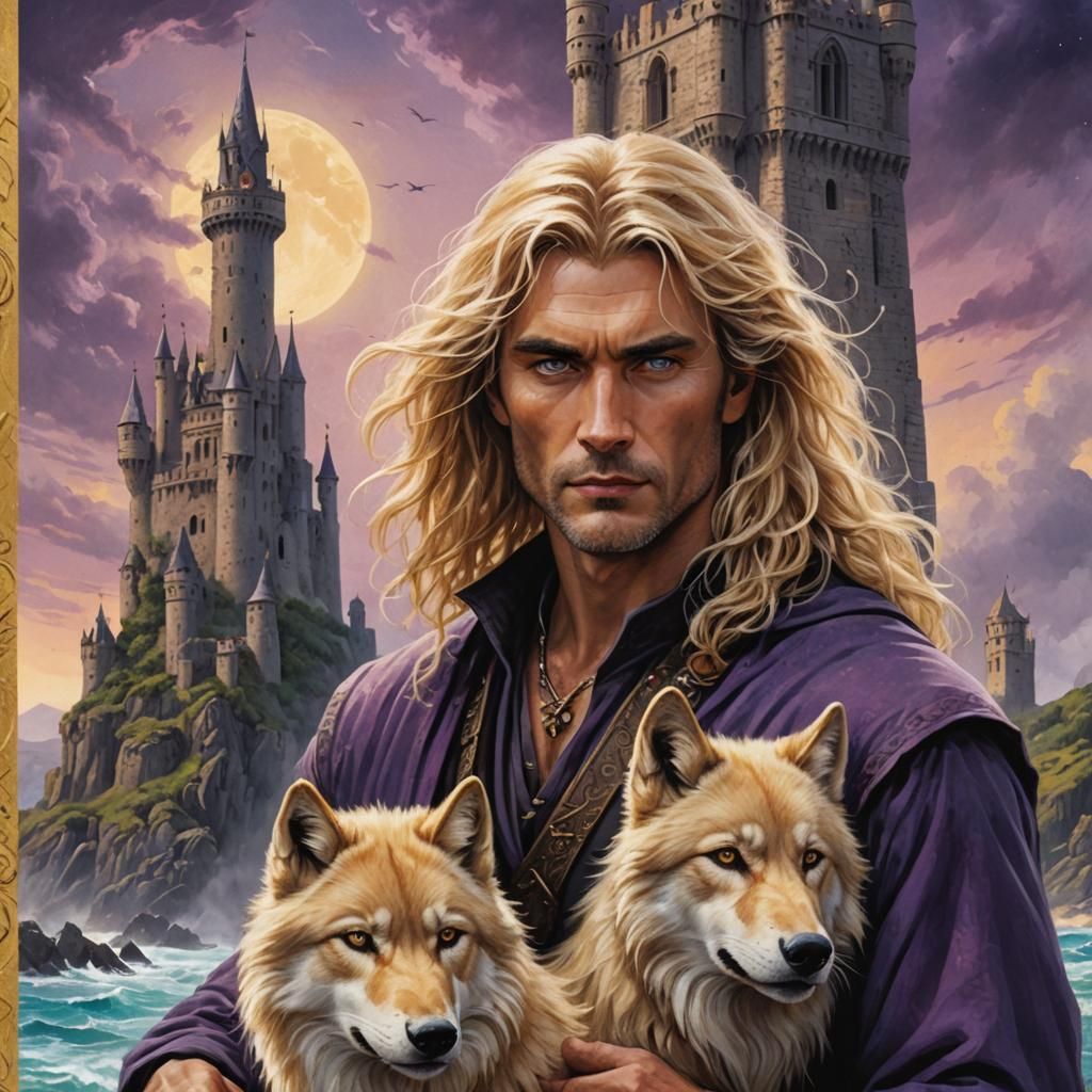 Enchantress and Wolf Eyes Book Cover Art