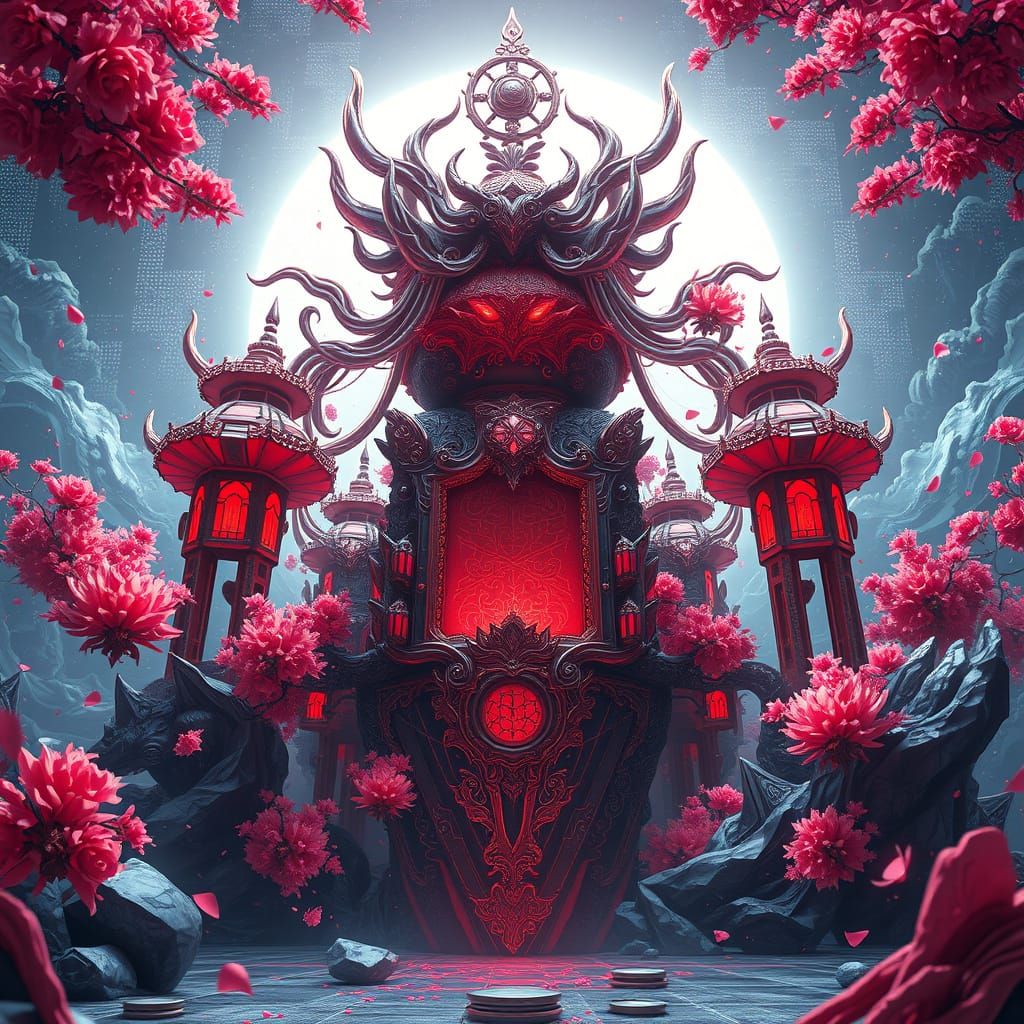 Anime-Inspired 3D Masterpiece with Intricate Details