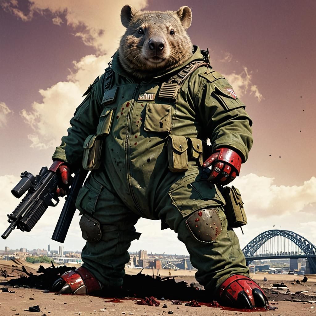 Wombat Soldier