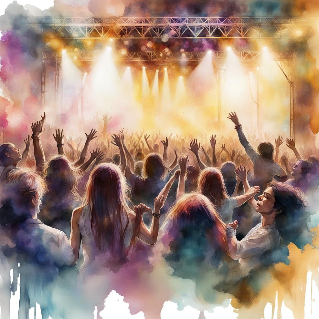 6 pictures (4/6) rock concert. Permanent grin? A concert has the power to make us laugh for days.