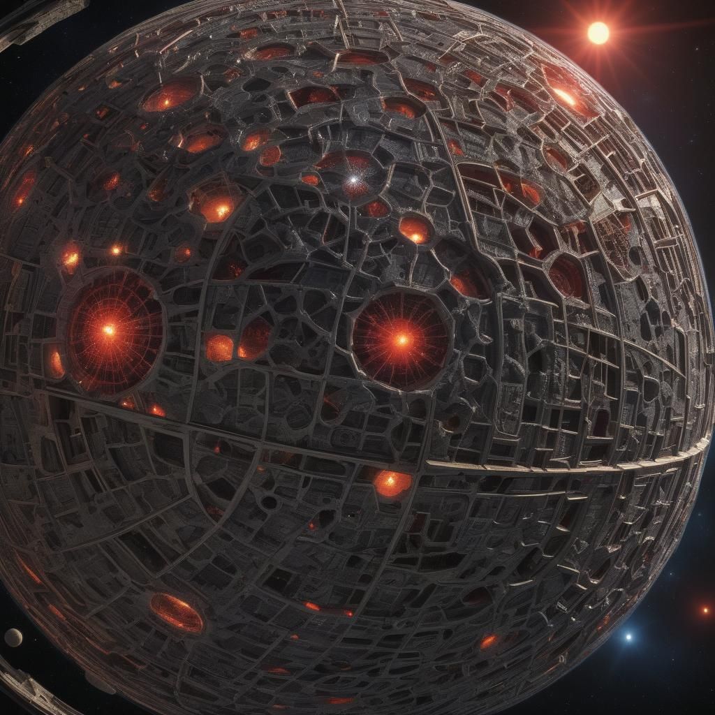 Inside a Dyson Sphere: A Photorealistic View