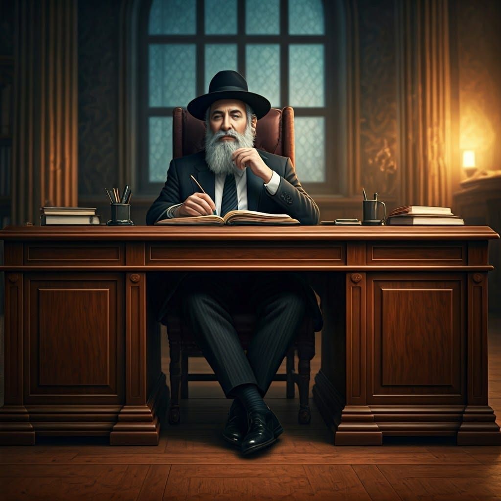 Rabbi in School Office: Matte Painting in Unreal Engine