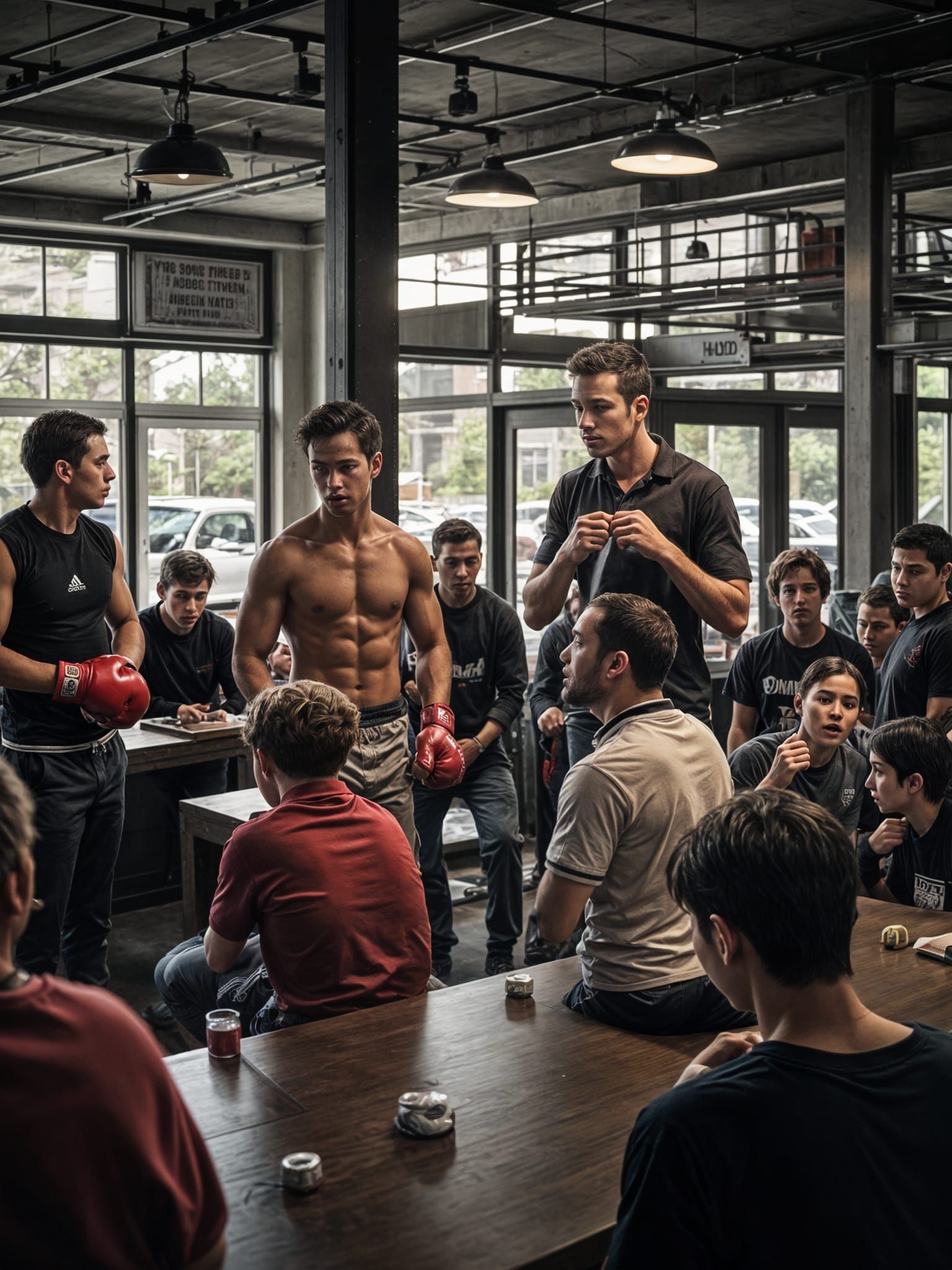 Boxing Academy: Training Teens with Realistic Detail