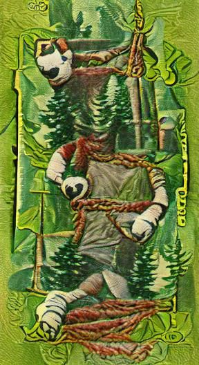 Forest Trading Card Illustration