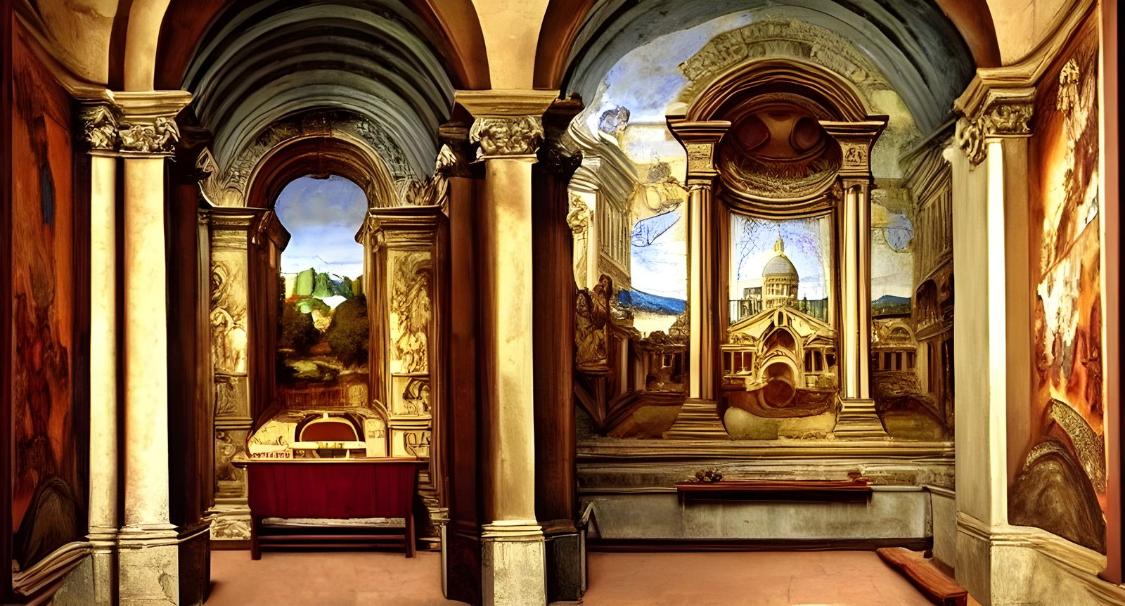 Secret Alcove: Classical Oil Painting