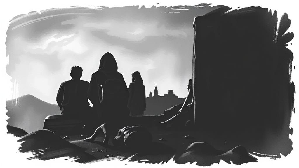 Evocative Scene of Returning Home