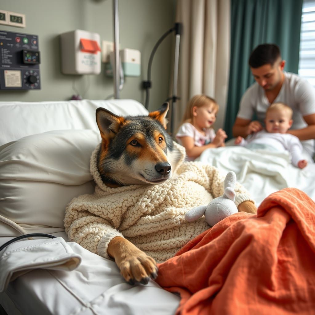 Wolf in Sheep's Clothing Hospital Visit