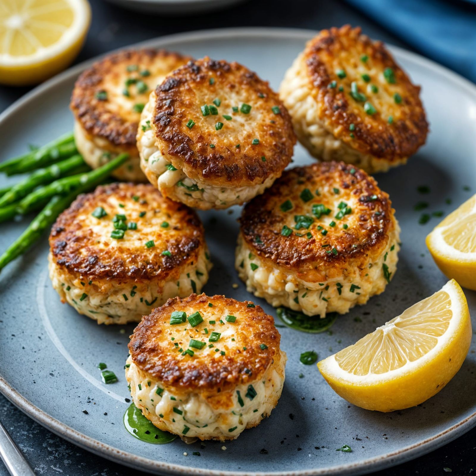Hyperrealistic Prawn Fishcakes with Garlic Sauce
