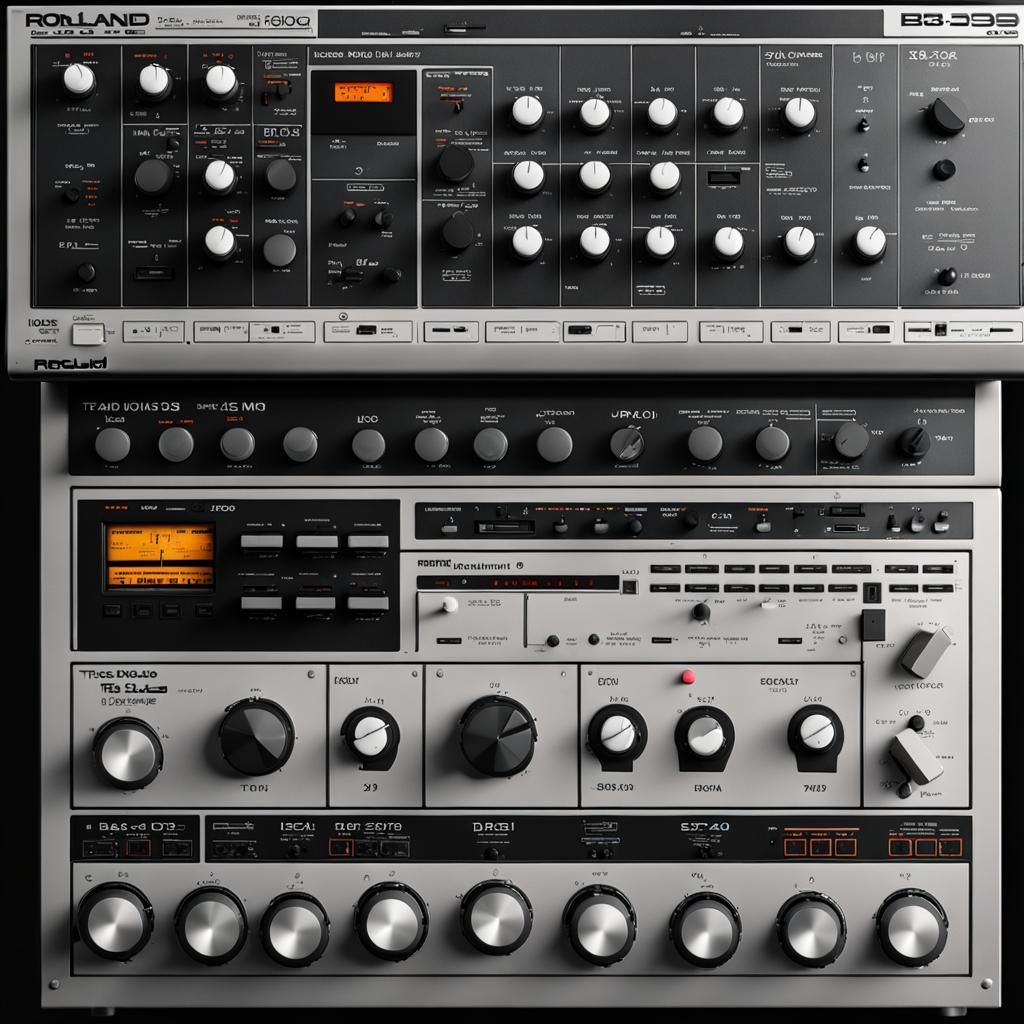 Hyperrealistic Roland TB-303 Bass Line