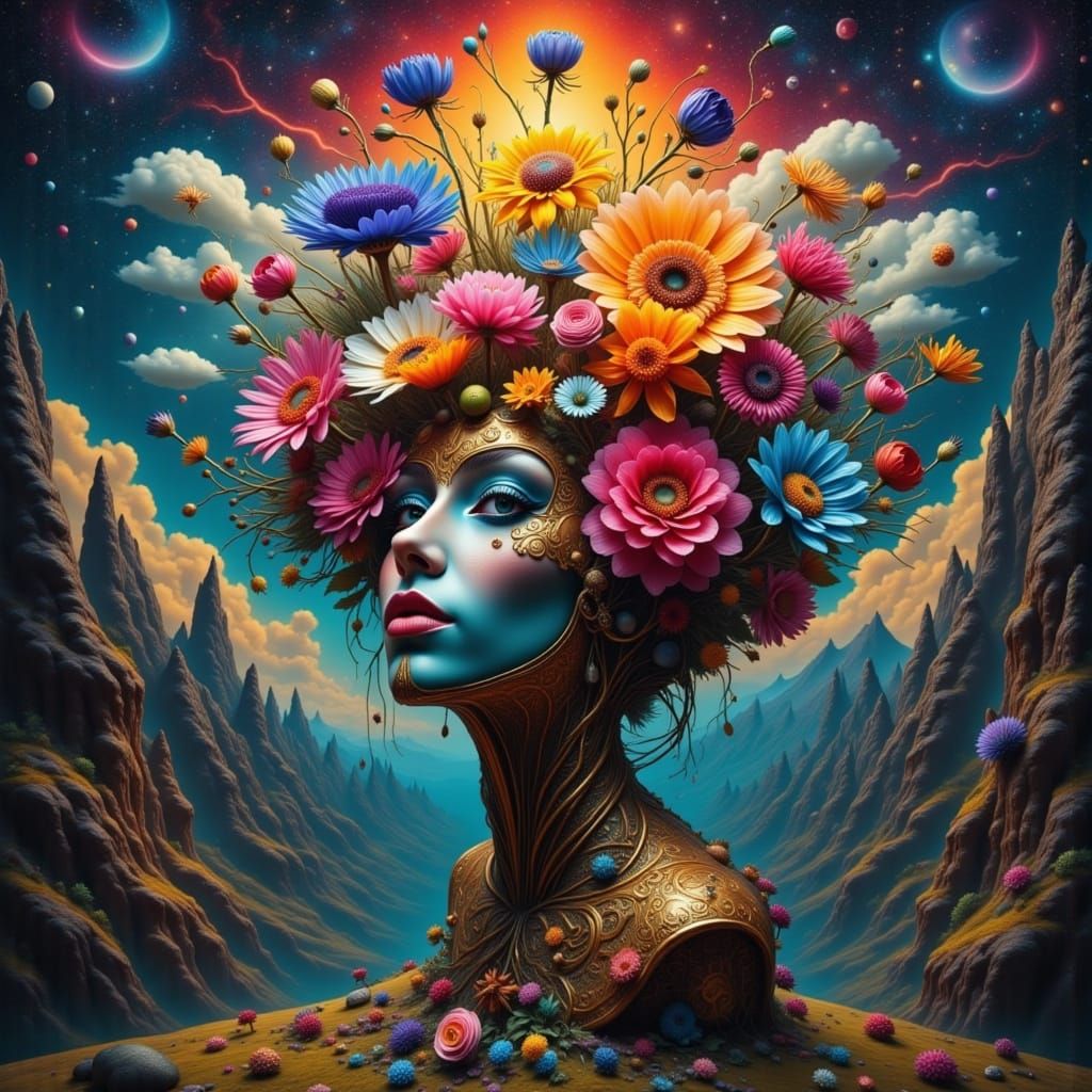 Surrealistic Flowers