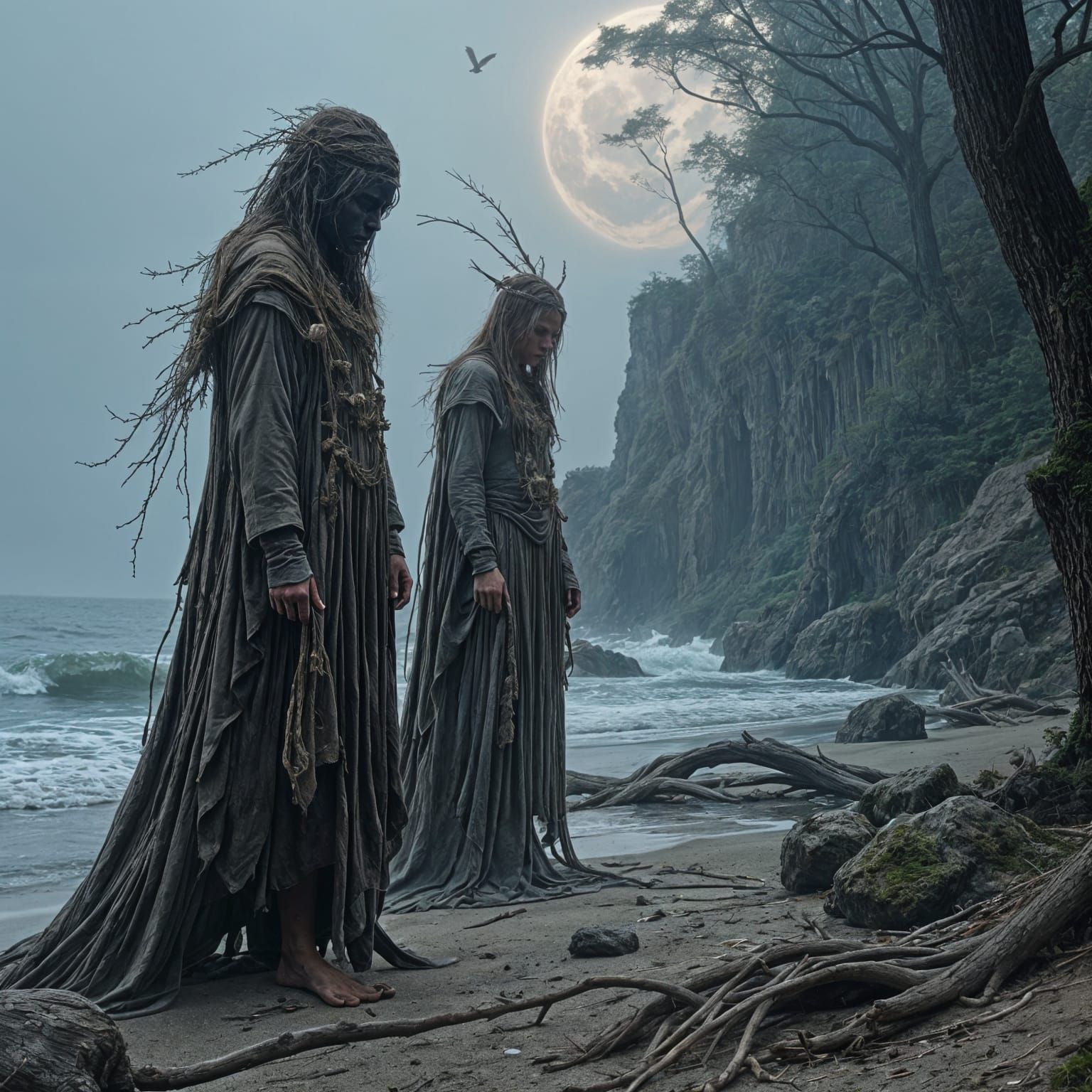 Driftwood Mystic Figures