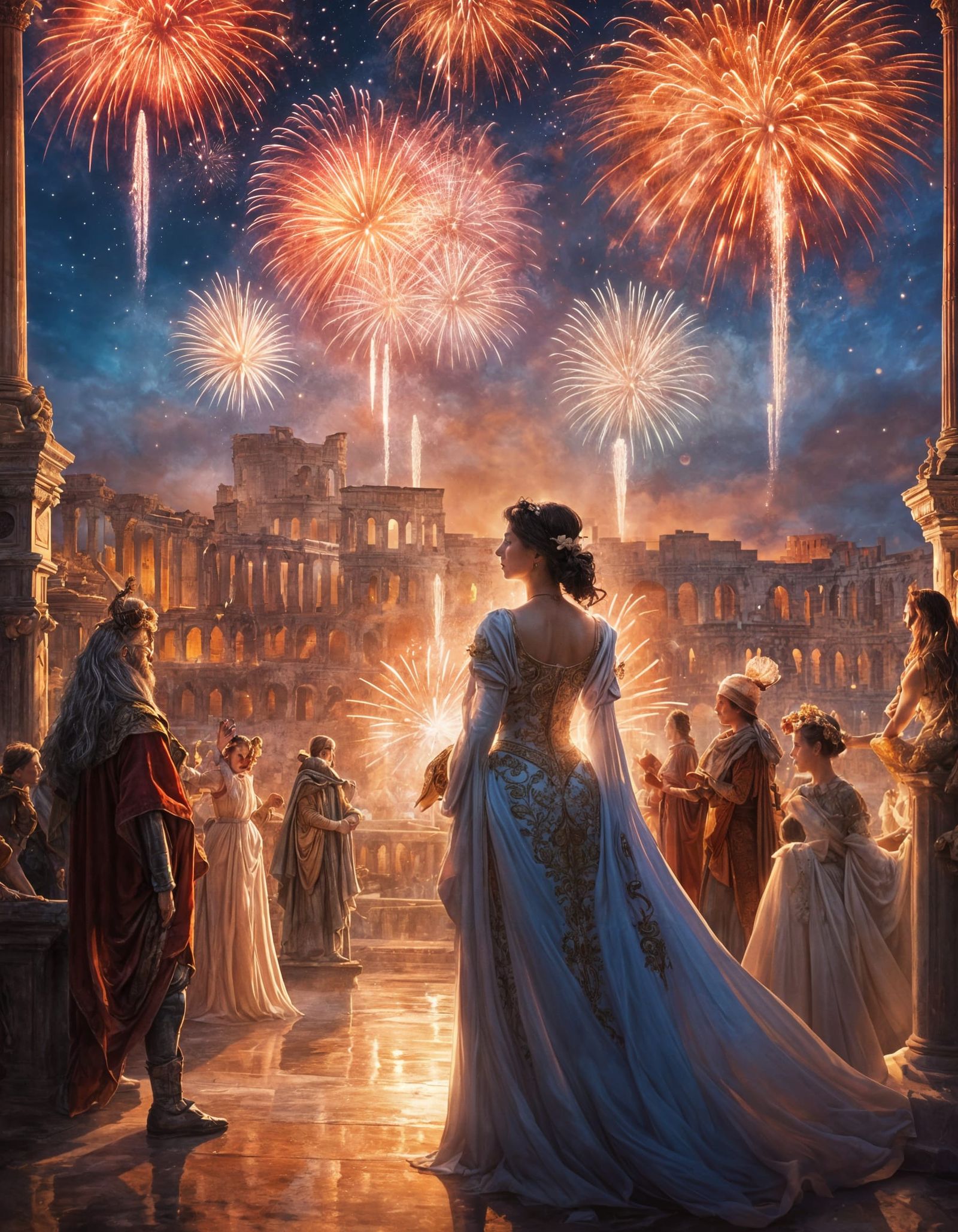 Ancient Rome Celebrates New Year's Eve in Dazzling Style