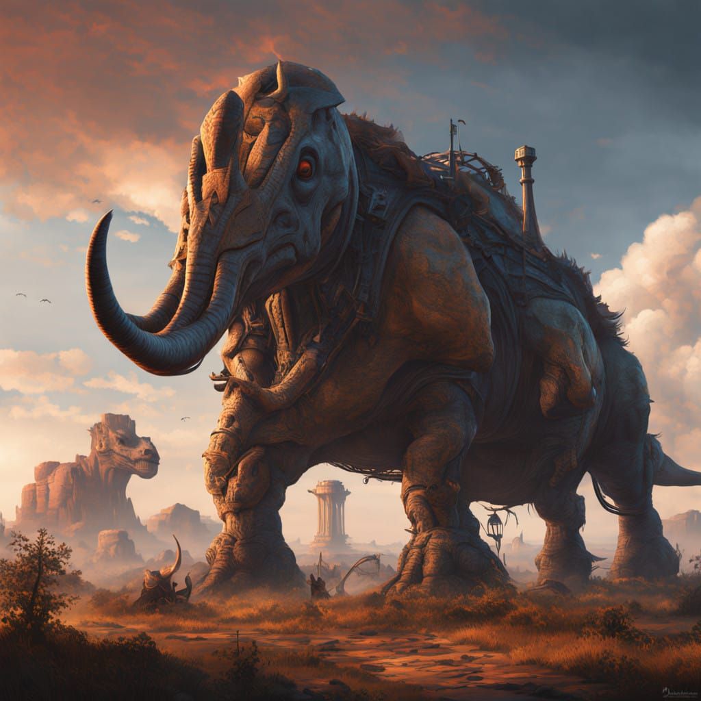 Fantastical City of Extinct Wonders