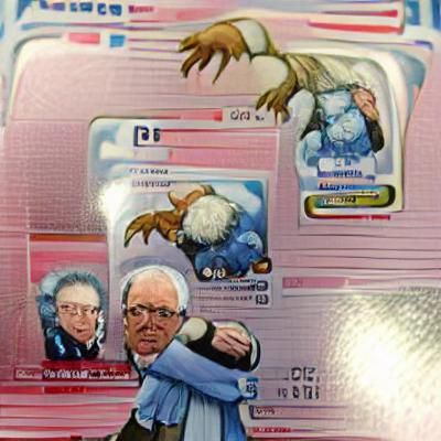Bernie Sanders Pokemon Card Art