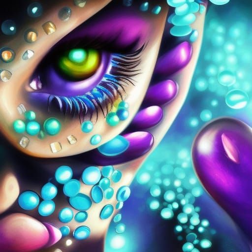 Intricately Detailed Bejeweled Concept Art