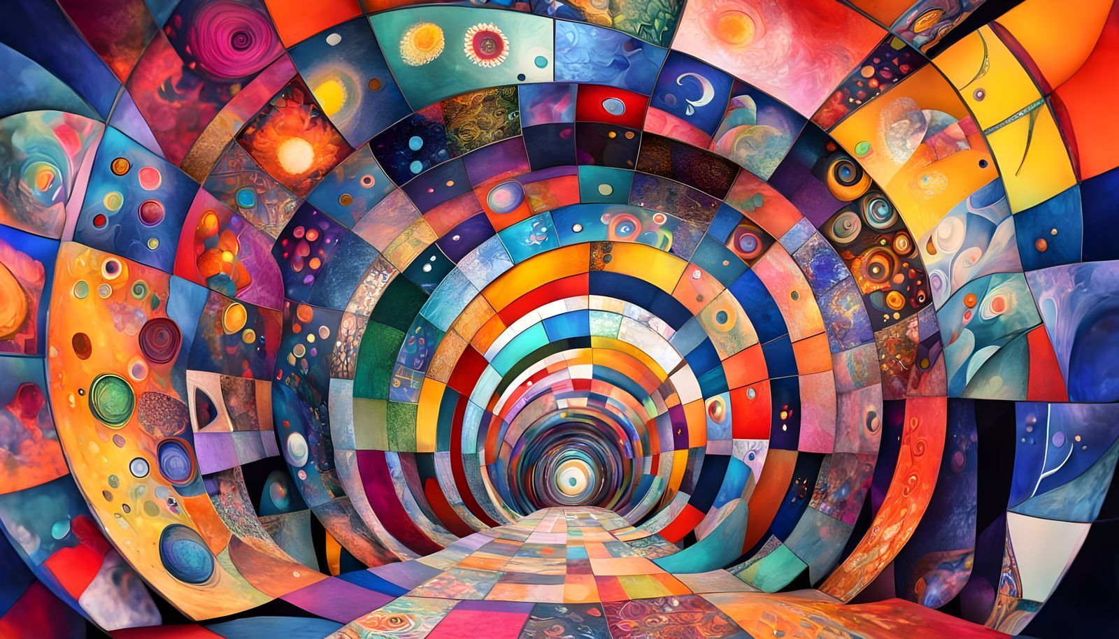 Un patchwork tourbillonnant!