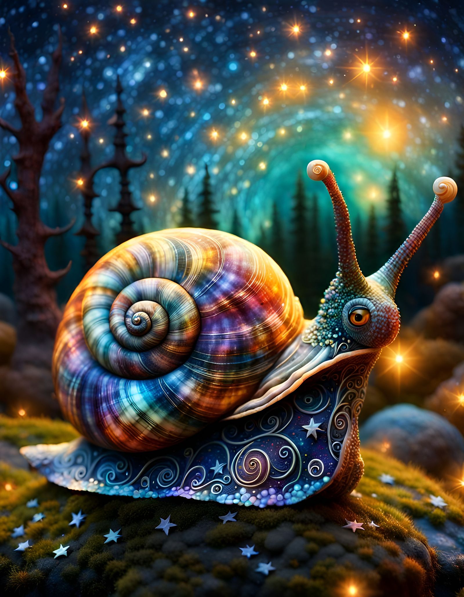 Hyperdetailed Eye in Dark Fantasy Concept Art