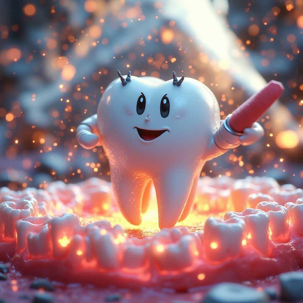 Tooth and Tongue's Root Canal Adventure in 3D