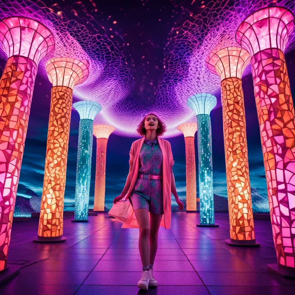 Yggdrasill Gateway: A Vibrant Pop Art Explosion