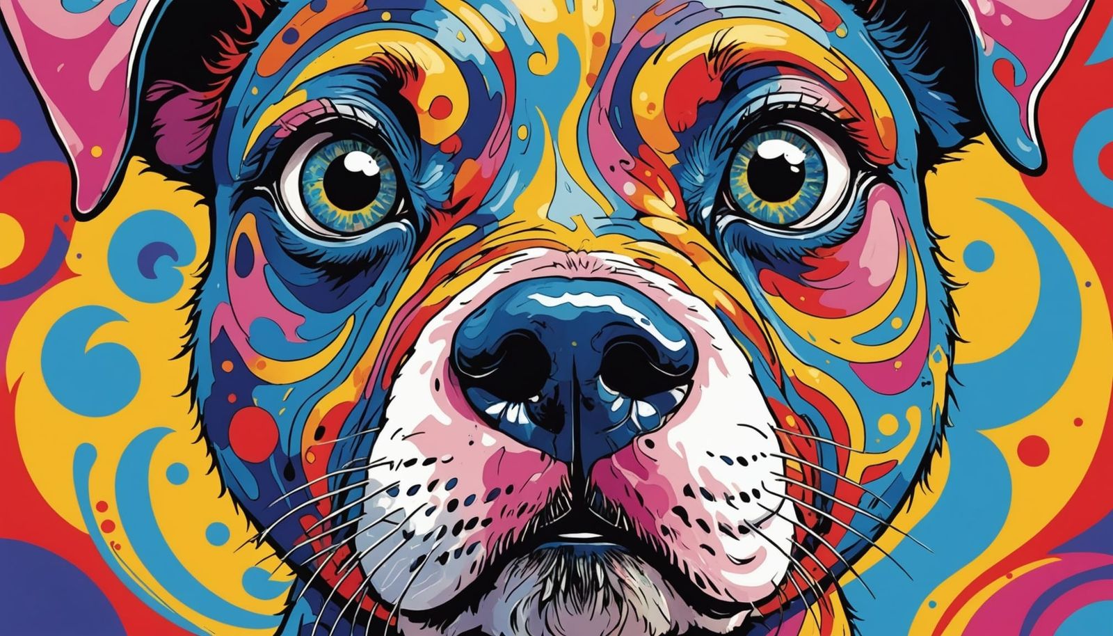 Animal Face in Klimt, Max, and Mack Style