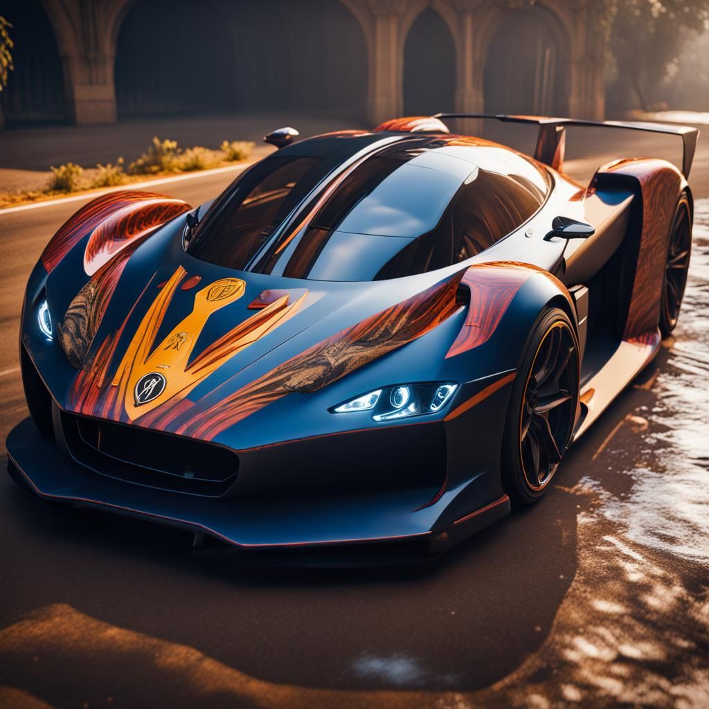 Yasharahala Lion of Judah GTR Hypercar: Detailed Matte Paint...