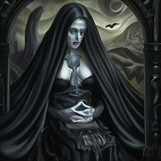 Mummified Victorian Lady in Haunted Attic