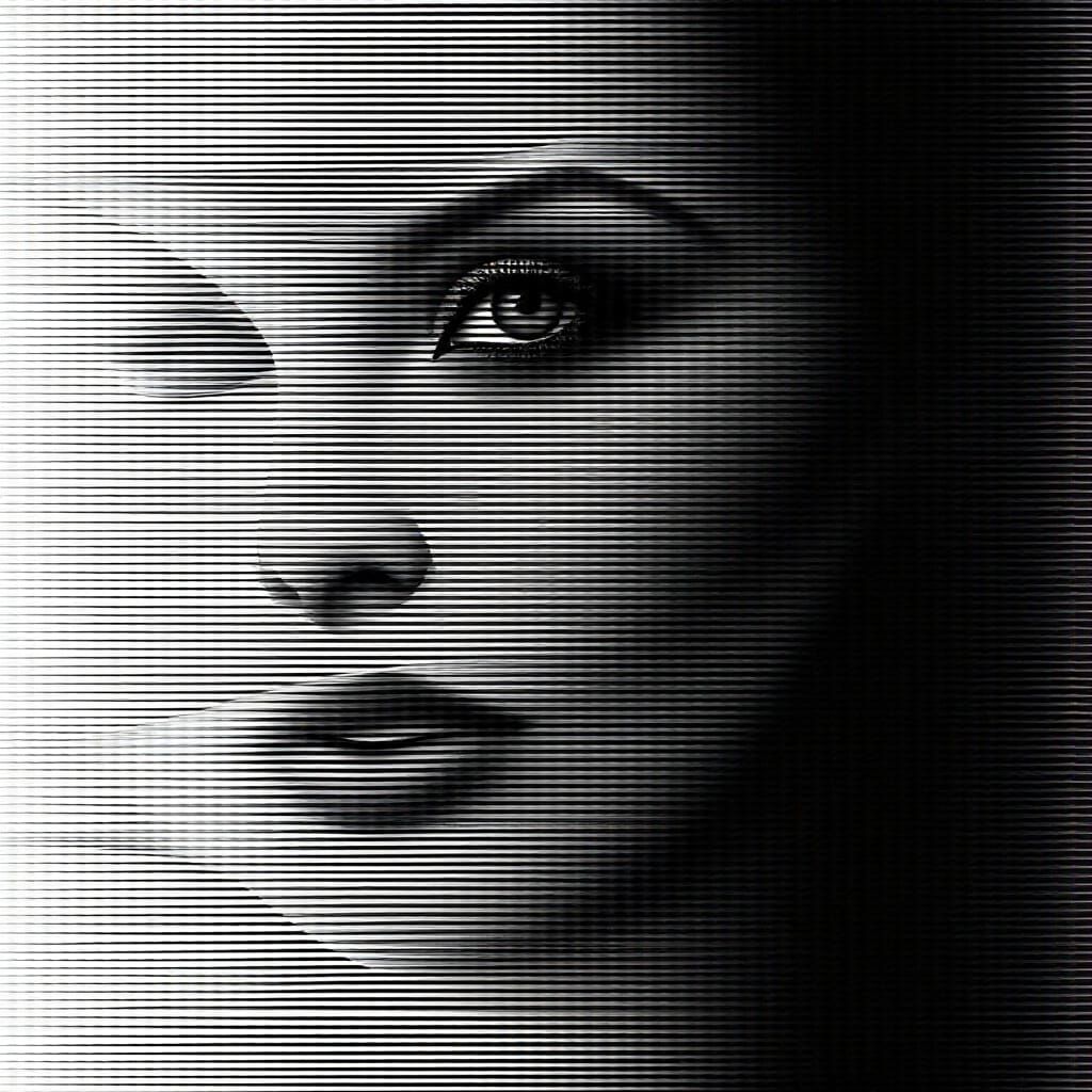 Blacktone Realism Glitch Art Displaying Digital Beauty