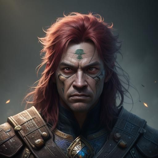 Emotional Portrait in Hyperrealistic Style