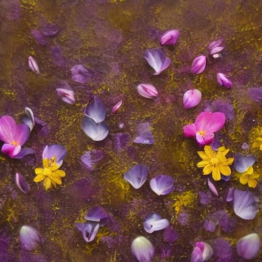 Ikebana Flower Arrangement in Soft Natural Light