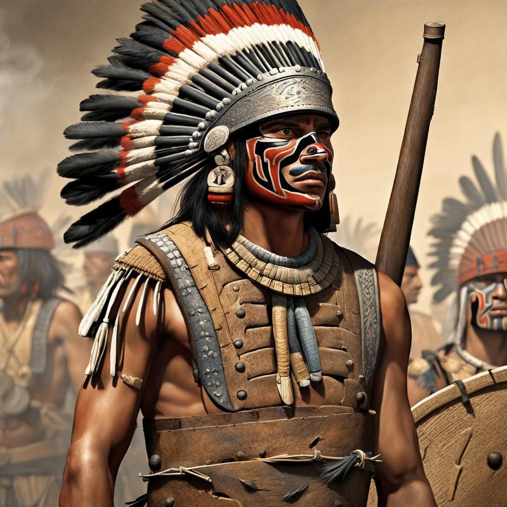 Aztec Arquebusier in the Gunpowder Age