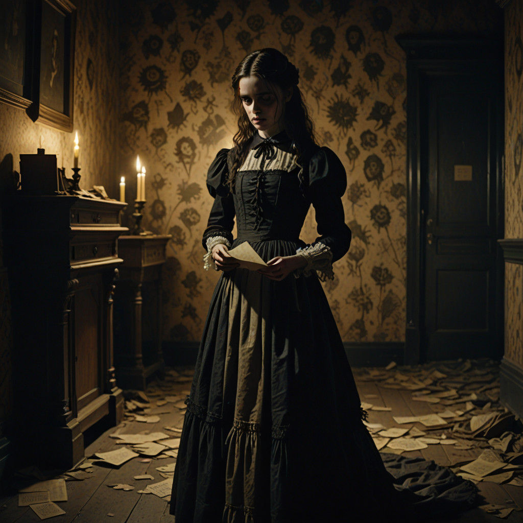 Young Girl Discovers Mysterious Letter in Haunted Mansion