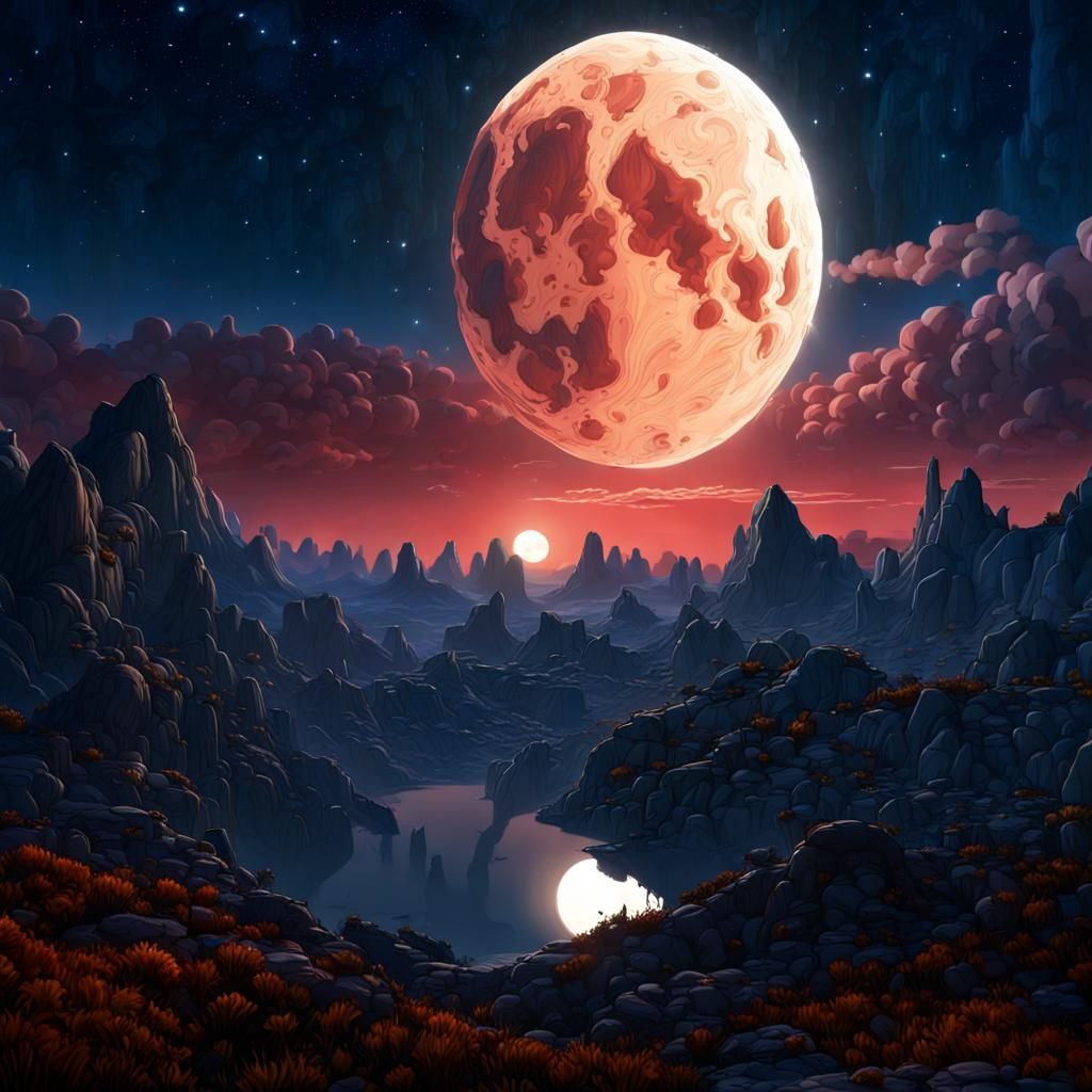 Velvet Night Sky: A Celestial Masterpiece in Deep Color