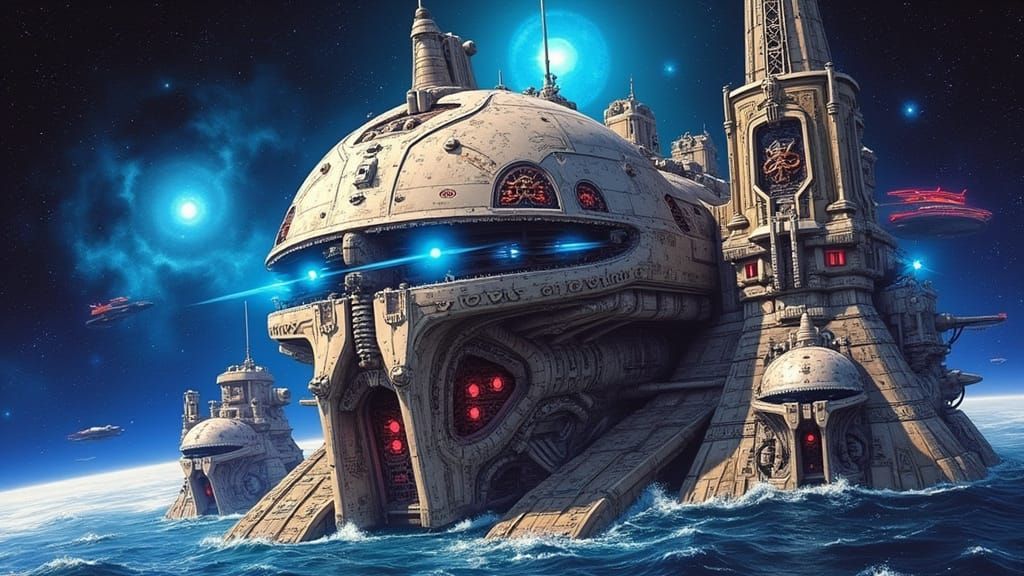 Gritty Space Cruiser Dominates the Galaxy