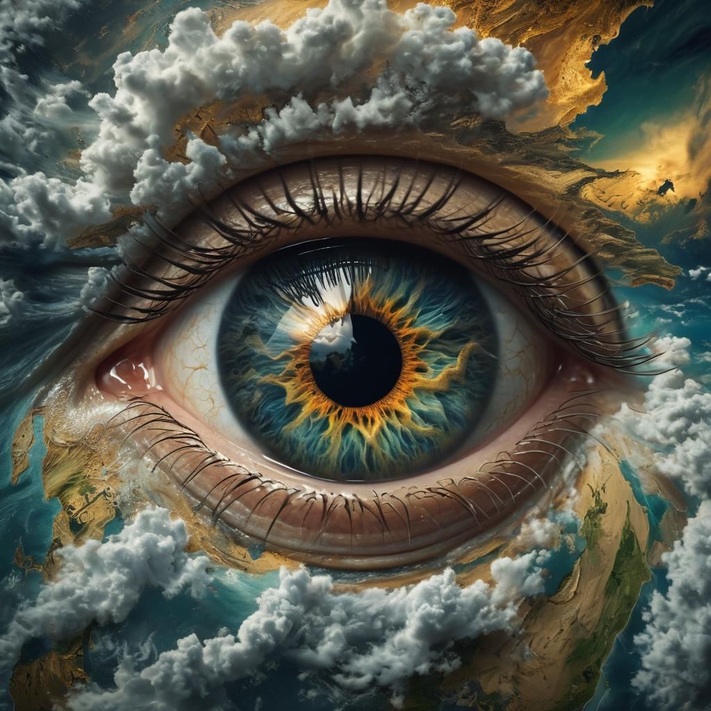 Surreal Earth Eye: Dreamlike Macro Photography