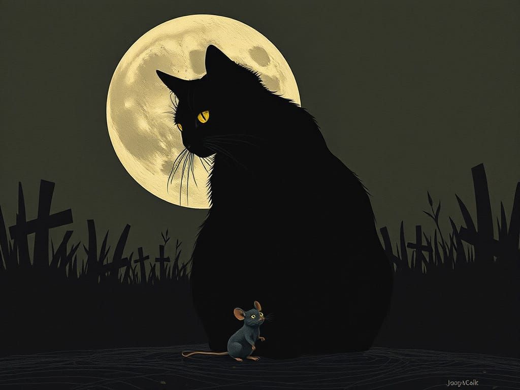 Gigantic Cat & Mouse at Grim Harvest Festival