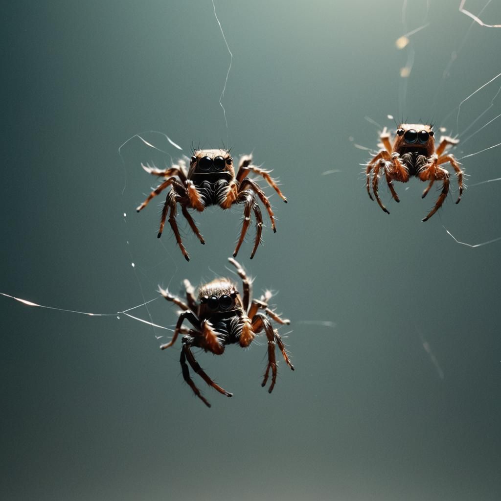 Jumping Spiders in Aleph Tenro: Cinematic Macro Photography