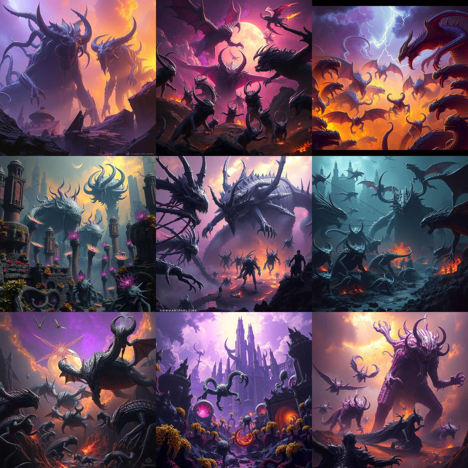 Dark Fantasy World of Eternal Conflict