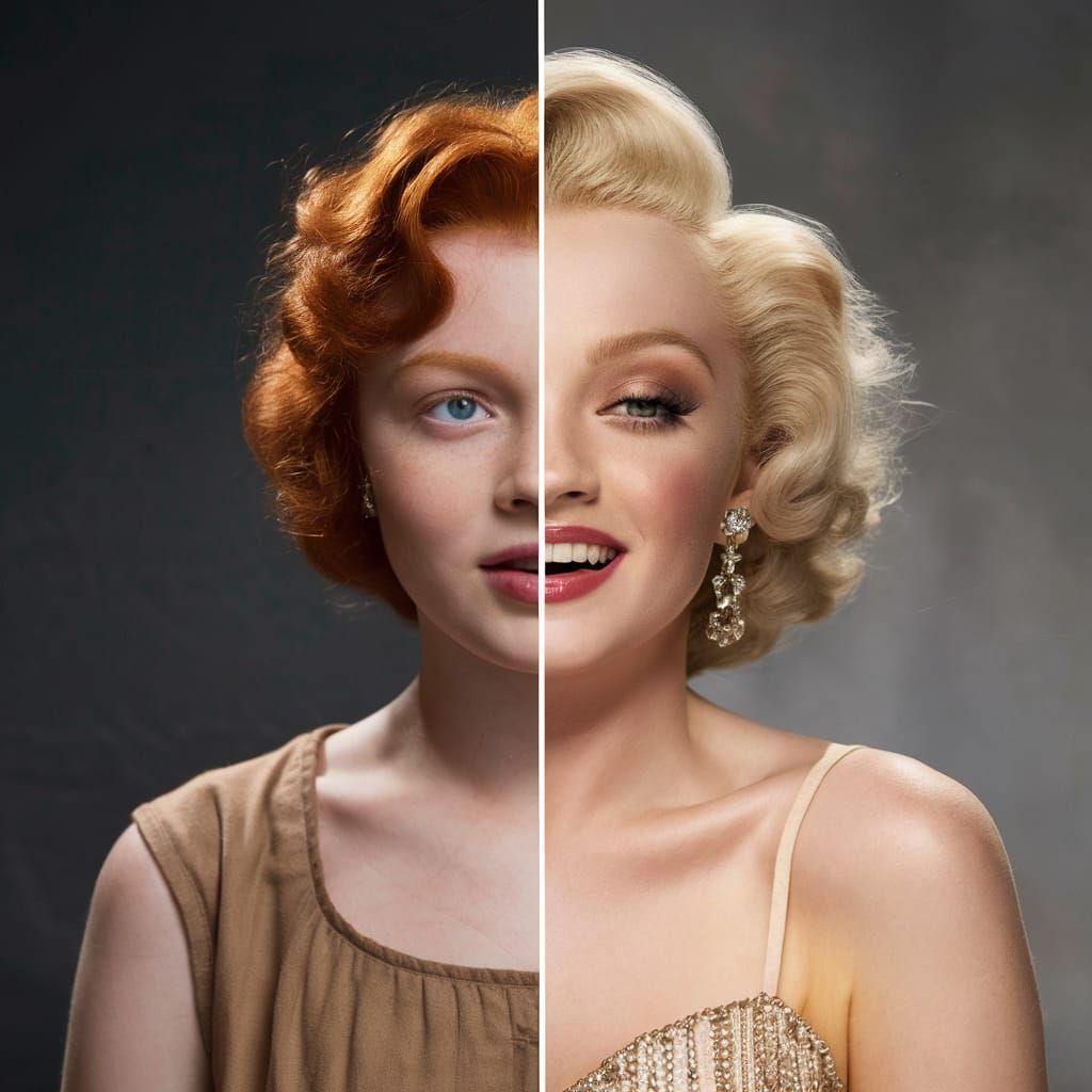 Norma Jean Vs Marilyn Monroe