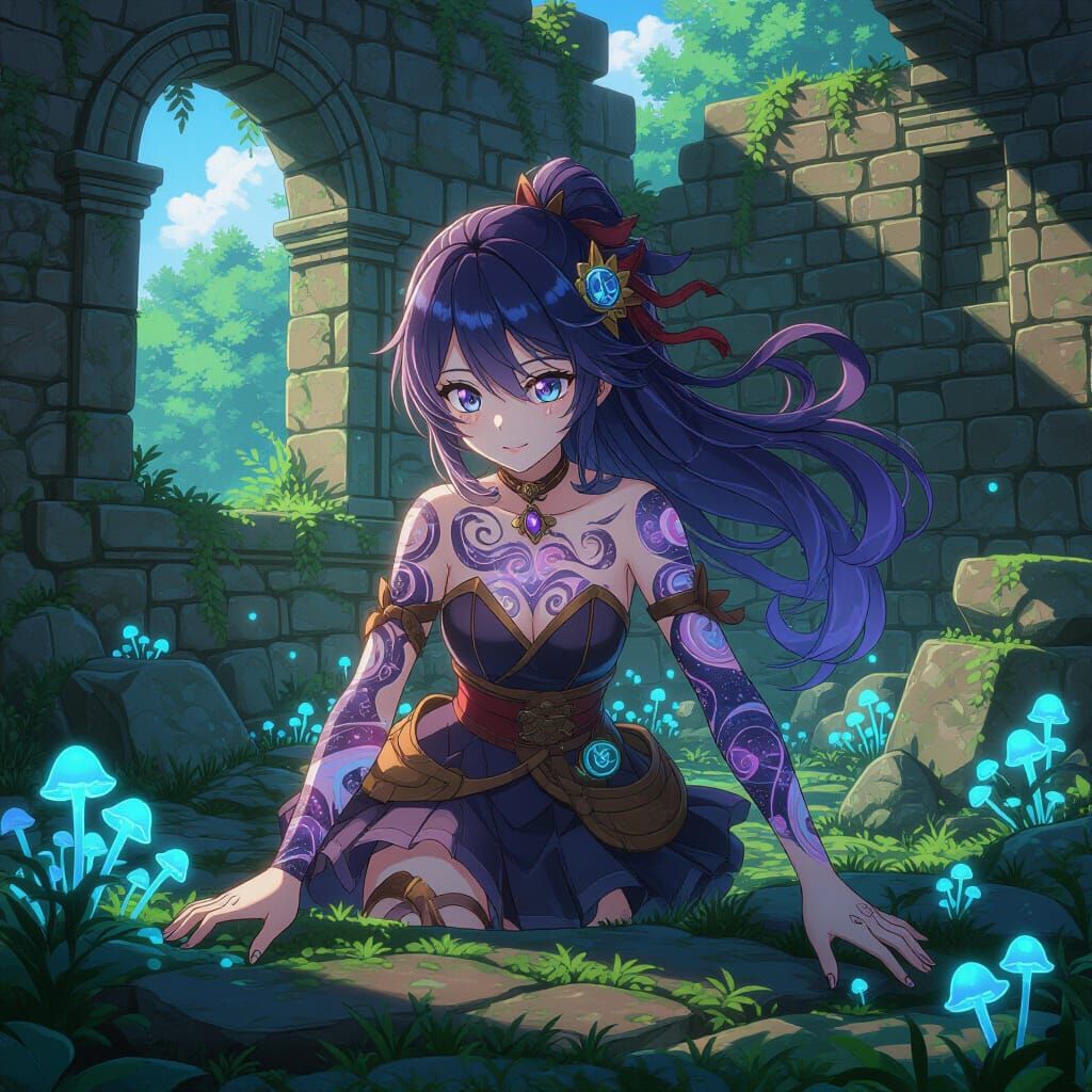 A Girl Of Ink And Swirls