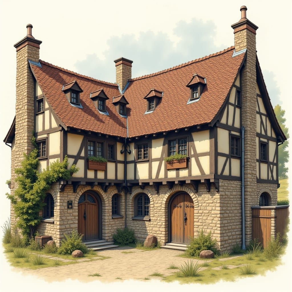 Duchy of Waldheim Tavern <lora:Muted Memory:1.0>